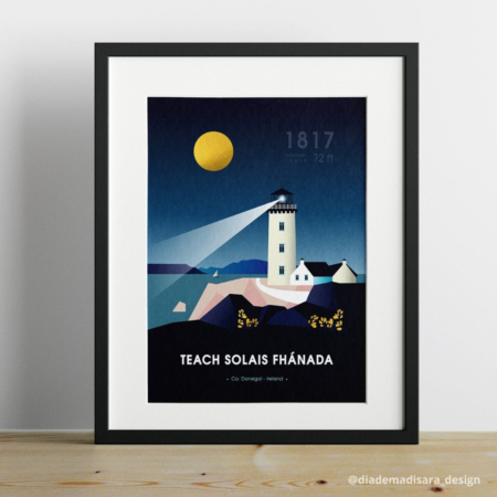 fanad light house design print