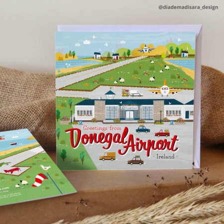 Donegal Airport card Ireland