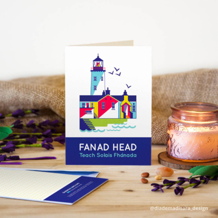 Fanad Light House Teach Solais Fhánada | Greetings Card