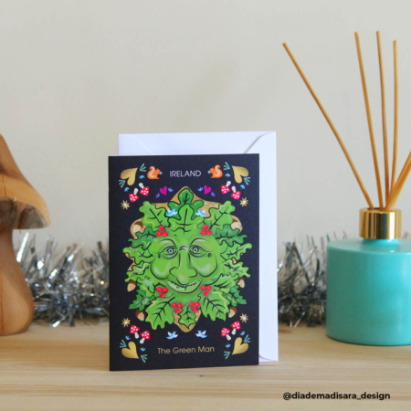 The Green Man | Christmas Card