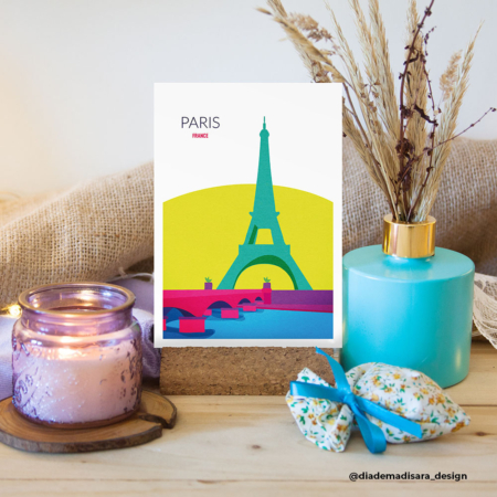 Travel Postcard Paris France