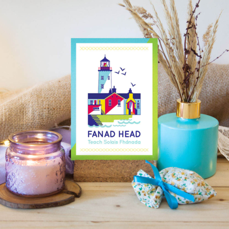 Postcard Fanad Head Lighthouse Ireland